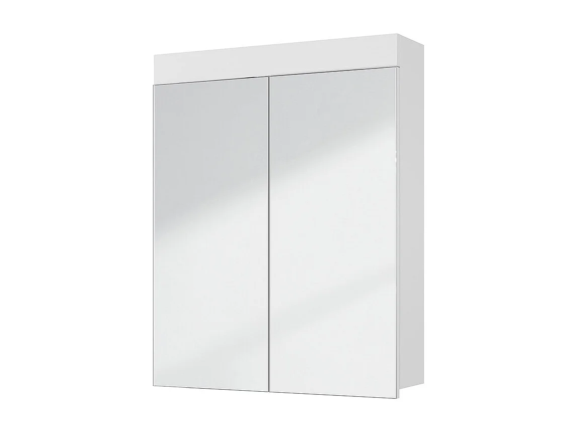 Badspiegelschrank weiß 60x17x77 luna