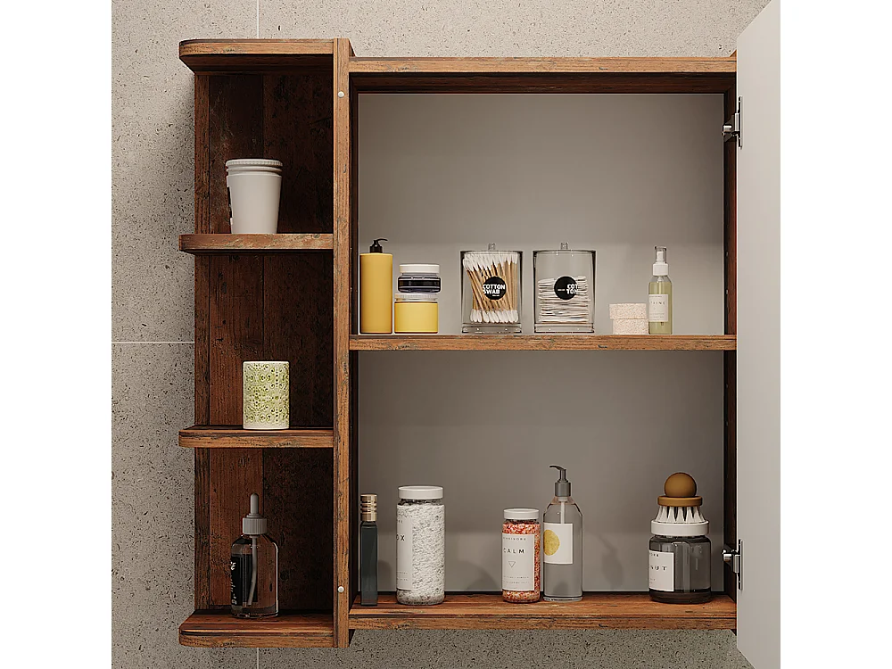 armoire de toilette oldstyle 62x20.8x64 fynn