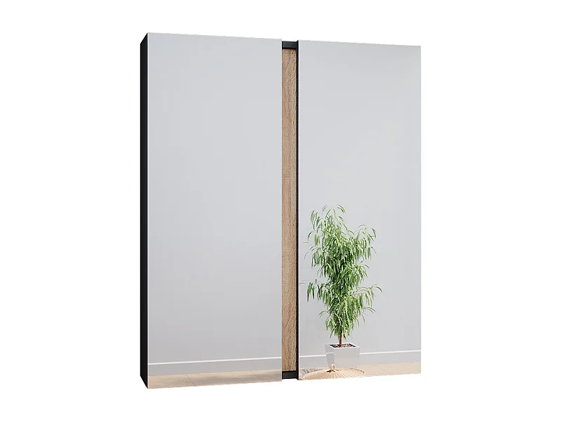 Badkamerspiegelkast antraciet 70.4x15.9x84 gloria