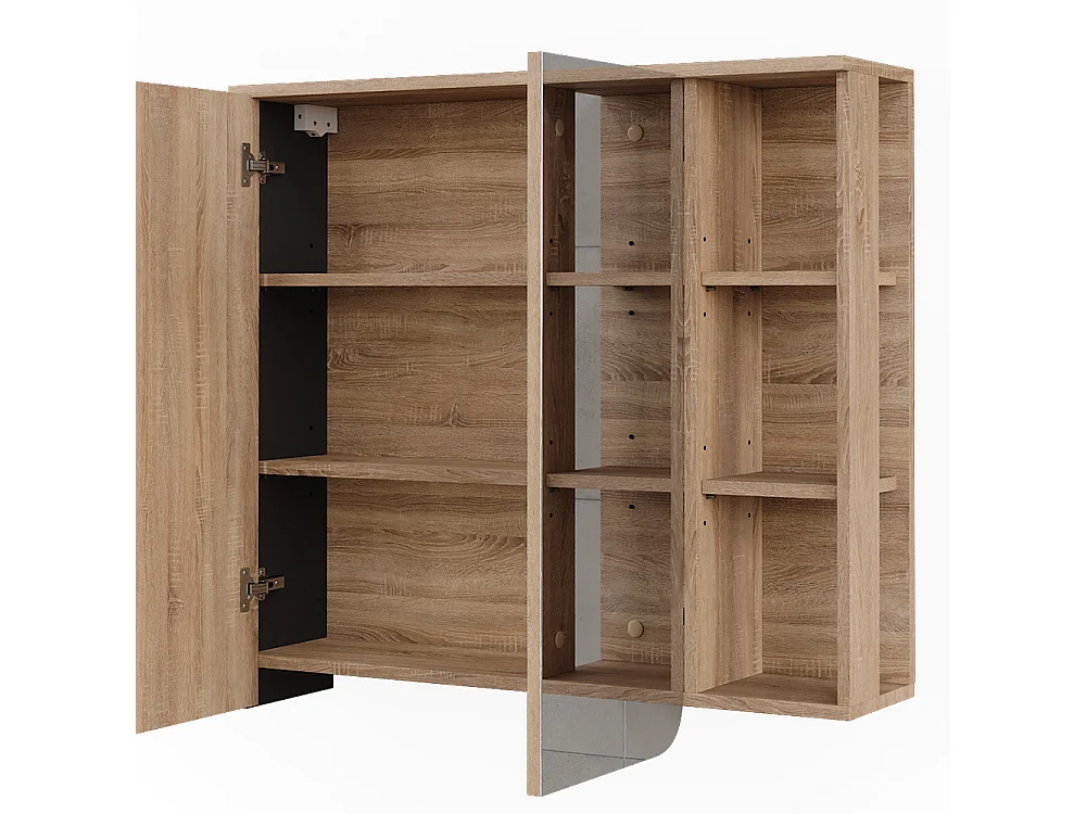 Armario con espejo sonoma 80x20x75 karen