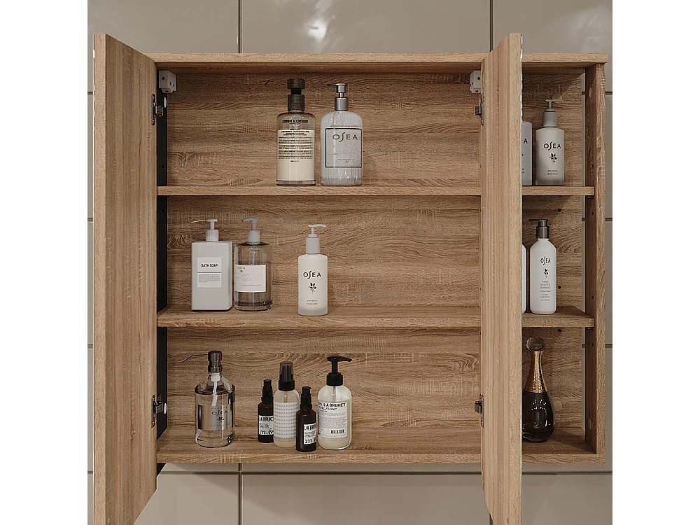 Armoire de toilette sonoma 80x20x75 karen