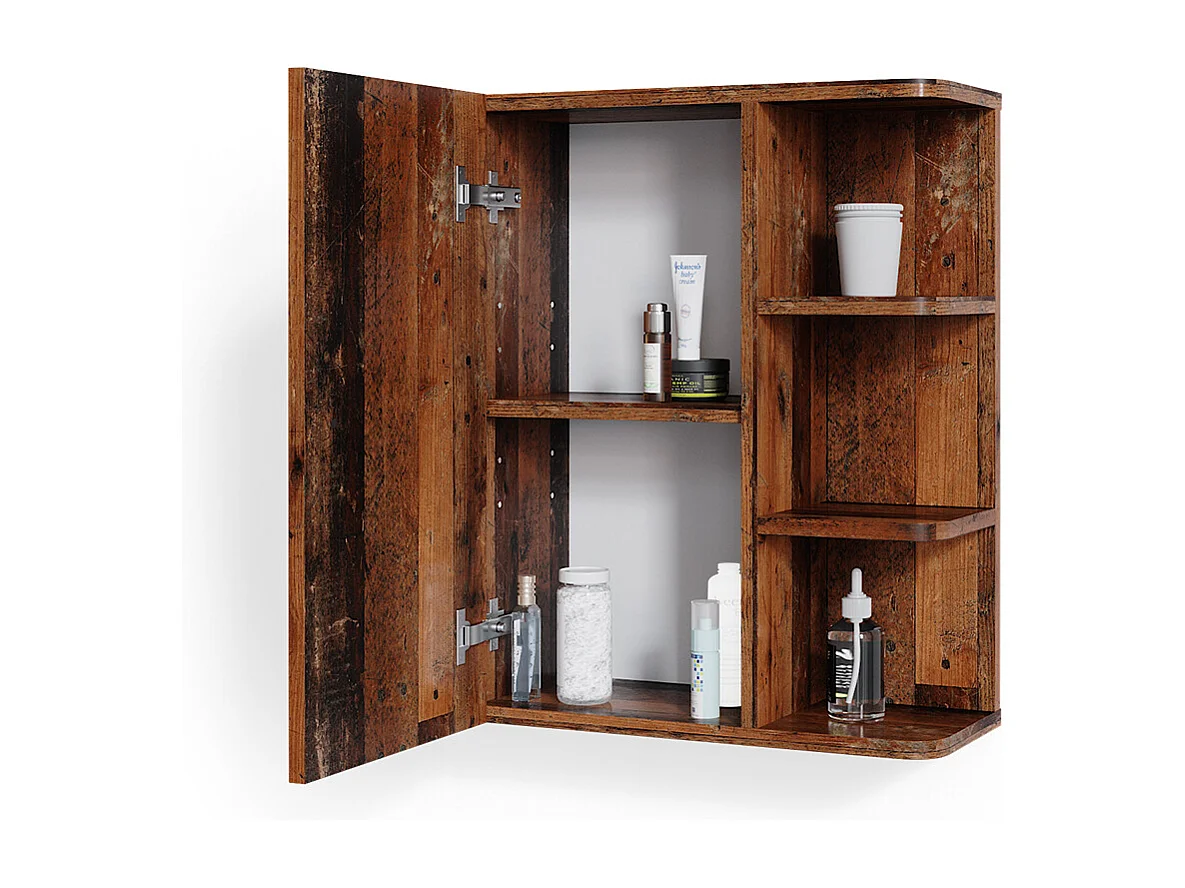 Armoire murale chêne rustique 47.2x20.8x59.2 fynn