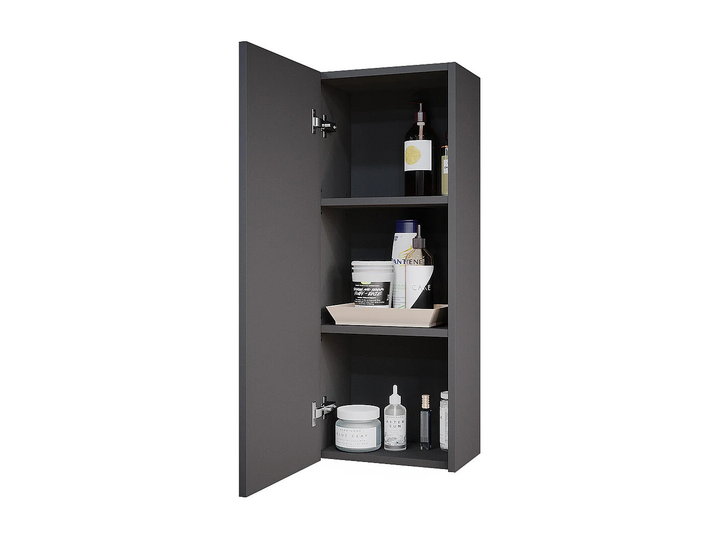 Armoire murale anthracite 33x21.6x84 gloria