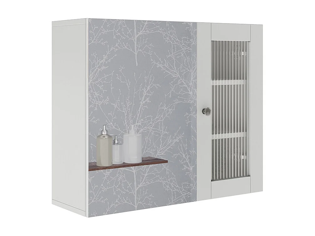 Armario con espejo para baño blanco 60x20x50 malte