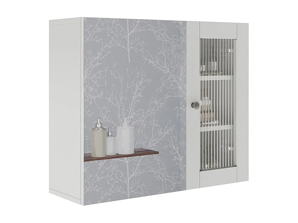 Armoire de toilette blanc 60x20x50 malte