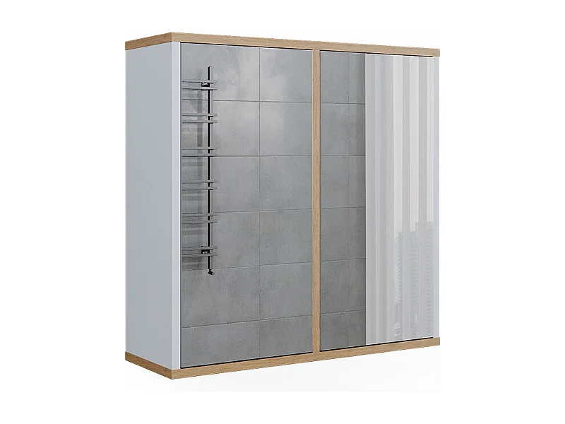 Armoire de toilette blanc/artisan 60x20x60 didi