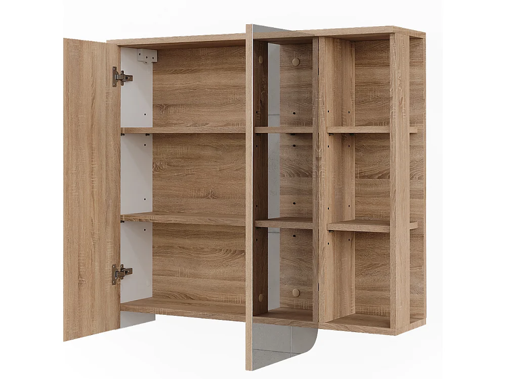 Armoire de toilette sonoma/blanc 80x20x75 karen