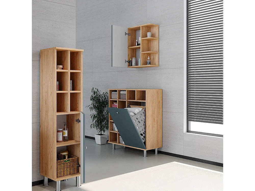 Armoire murale vert 47.2x20.8x59.2 fynn