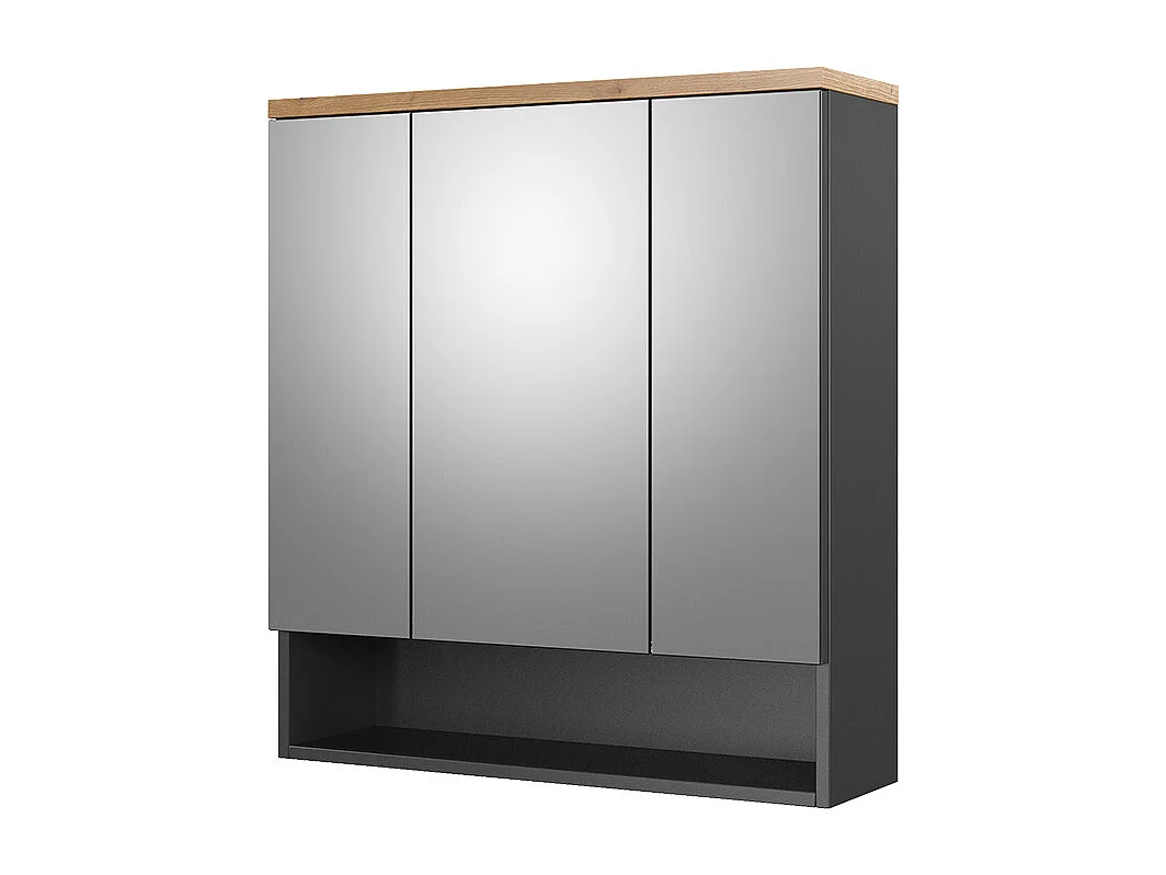 Badspiegelschrank anthrazit 70x21.7x77.5 eden