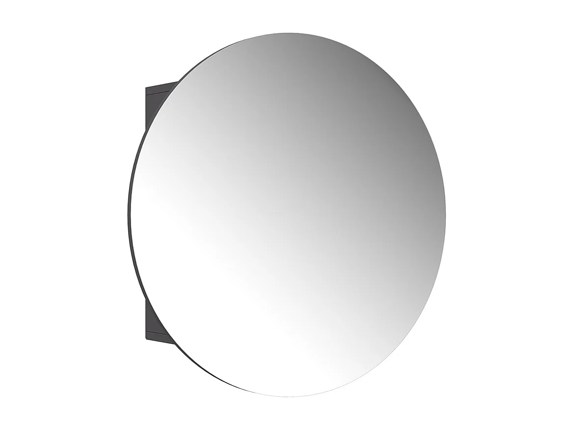 Armoire de toilette anthracite 70x17.4x70 loki