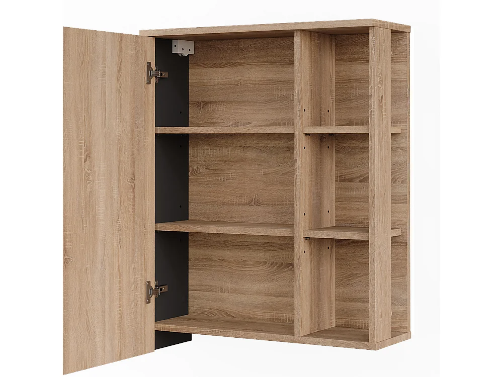 Armario con espejo sonoma 60x20x75 karen