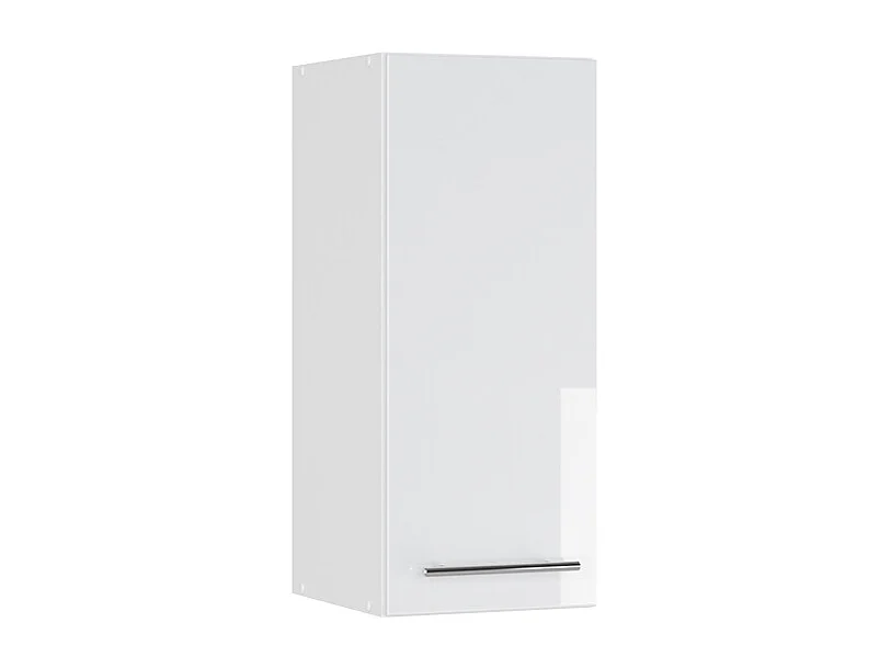 Estantes de baño blanco alto brillo 30x34.1x72 fame-line