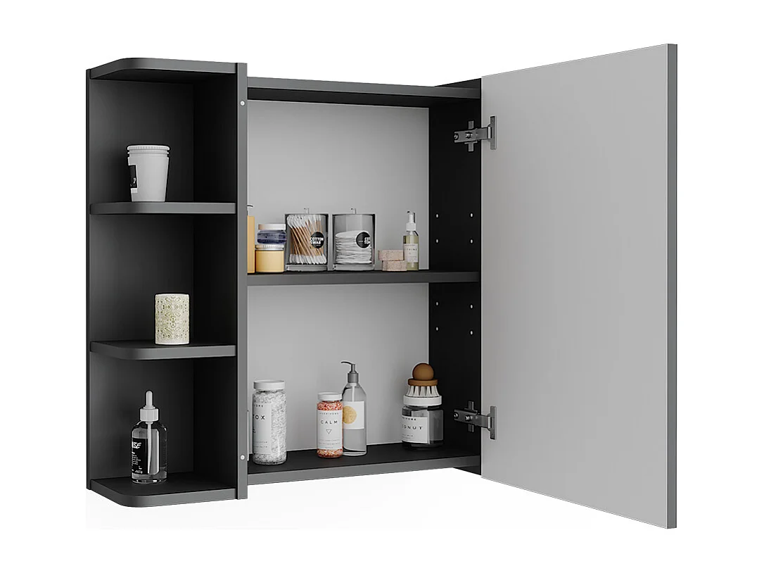 Armoire à glace anthracite 62x20.8x64 fynn