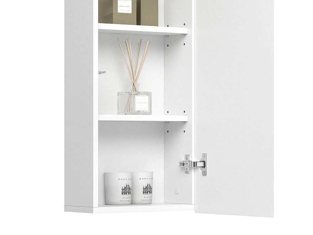 Armoire murale blanc 36.6x15.6x76.6 izan