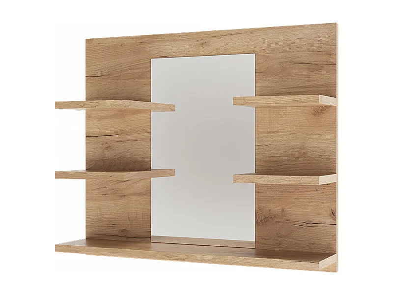 Badspiegelschrank goldkraft eiche 58.8x13.6x50 wilbur