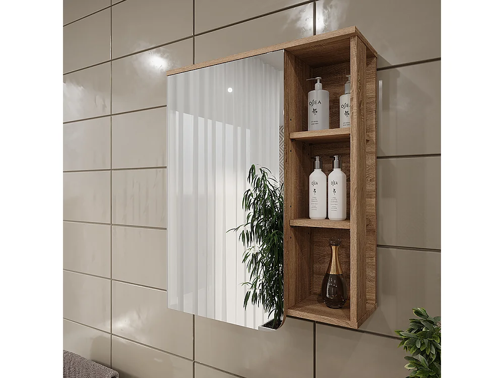 Spiegelkast sonoma/blauw 60x20x75 karen