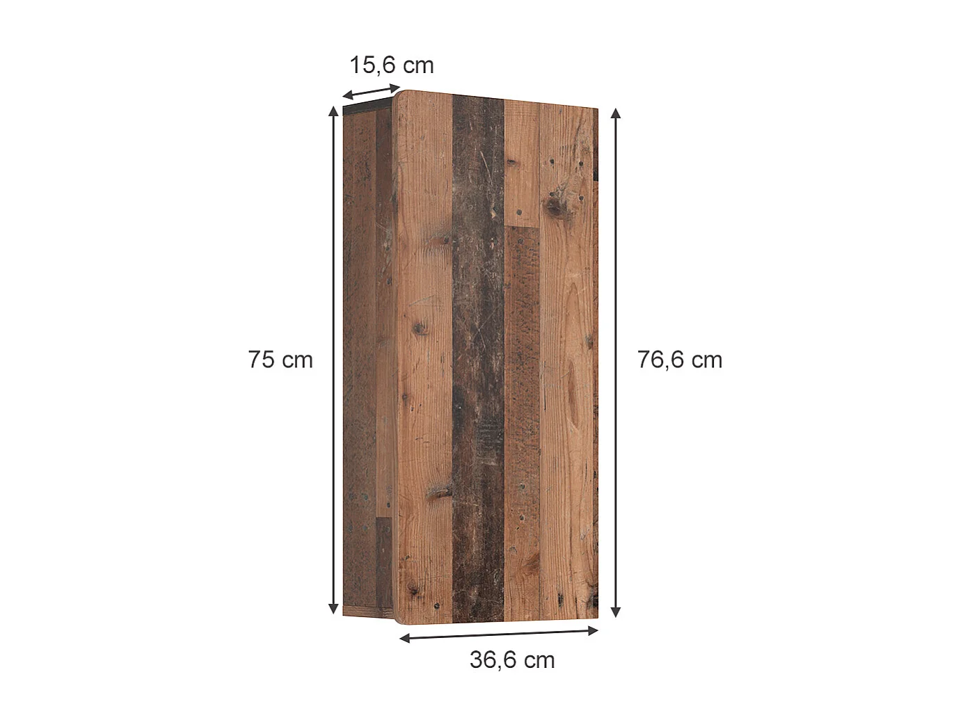 Armoire suspendue oldstyle 36.6x15.6x76.6 izan
