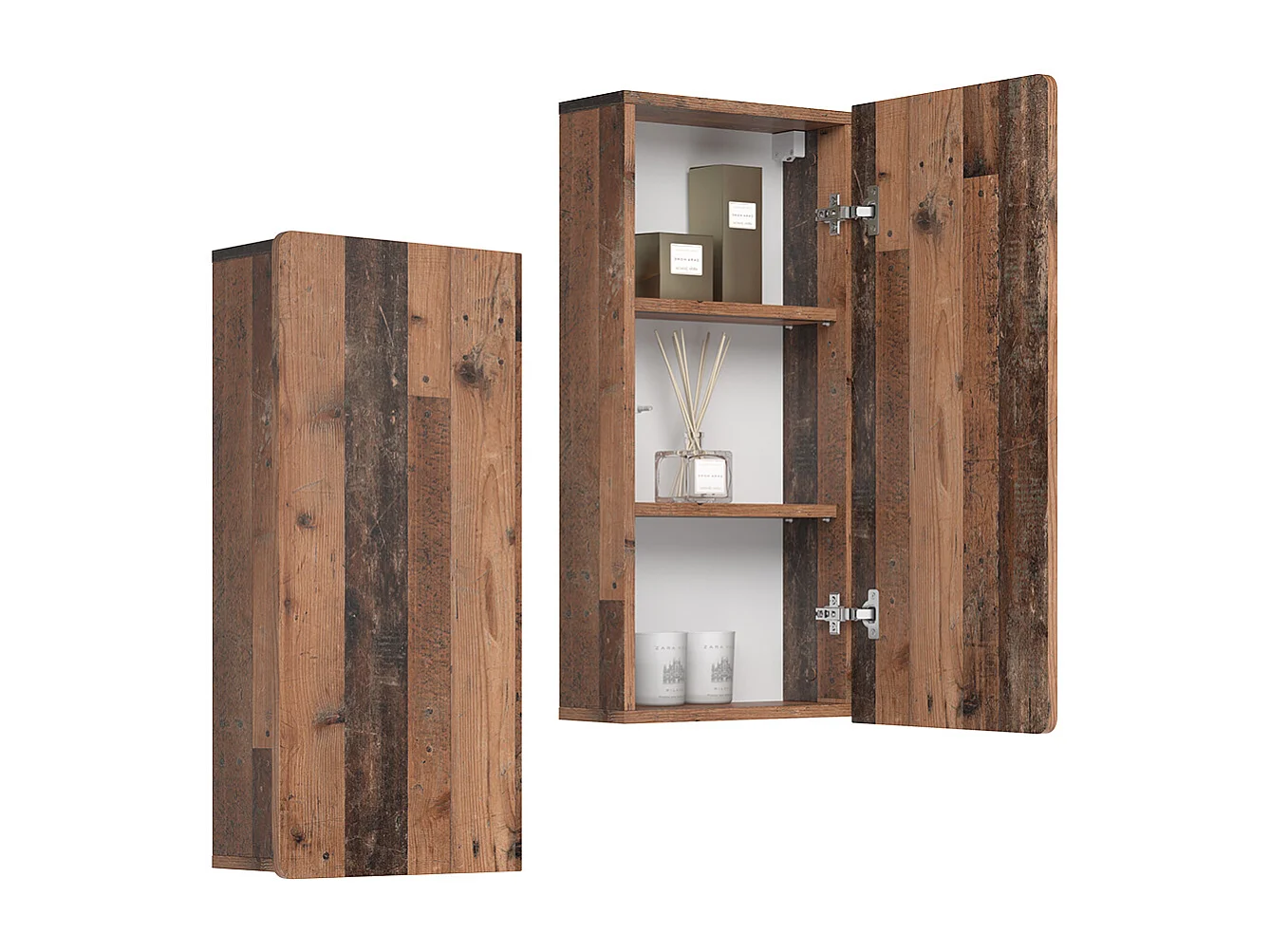 Armoire suspendue oldstyle 36.6x15.6x76.6 izan