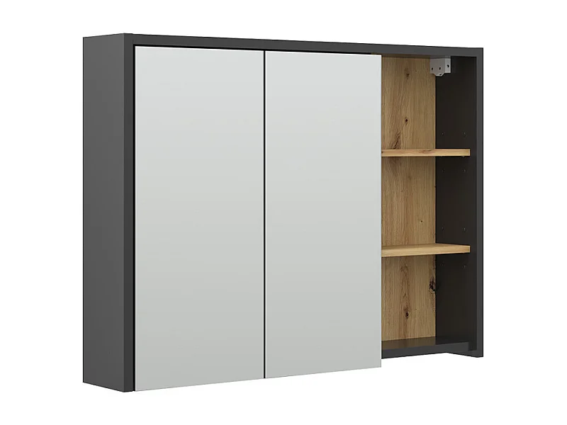 Armoire de toilette chêne artisan 100x18x75 viola