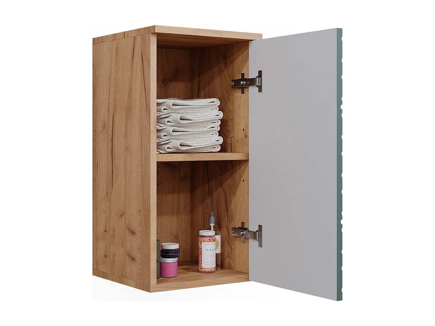 Armoire murale vert/force de lor chêne 30x24x59 irma
