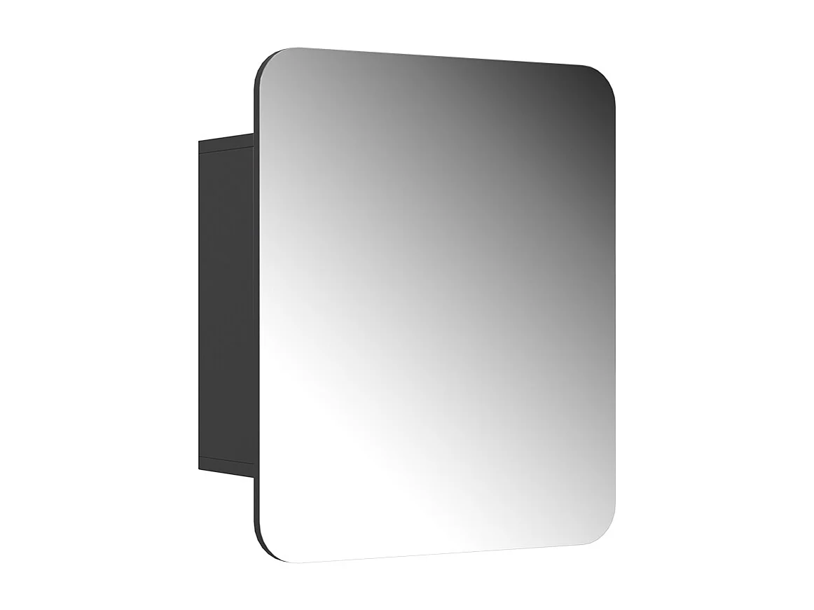 Armoire de toilette anthracite 60x17.4x50 zino