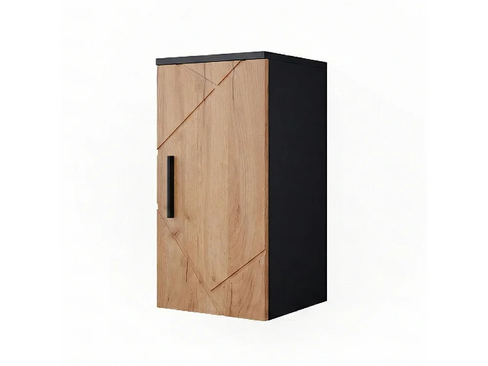 Armoire murale chêne doré/anthracite 30x24x59 irma