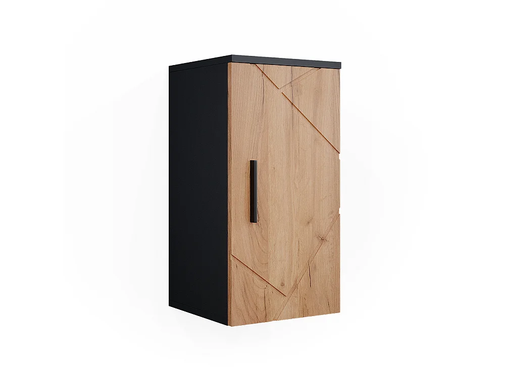 Armoire murale chêne doré/anthracite 30x24x59 irma