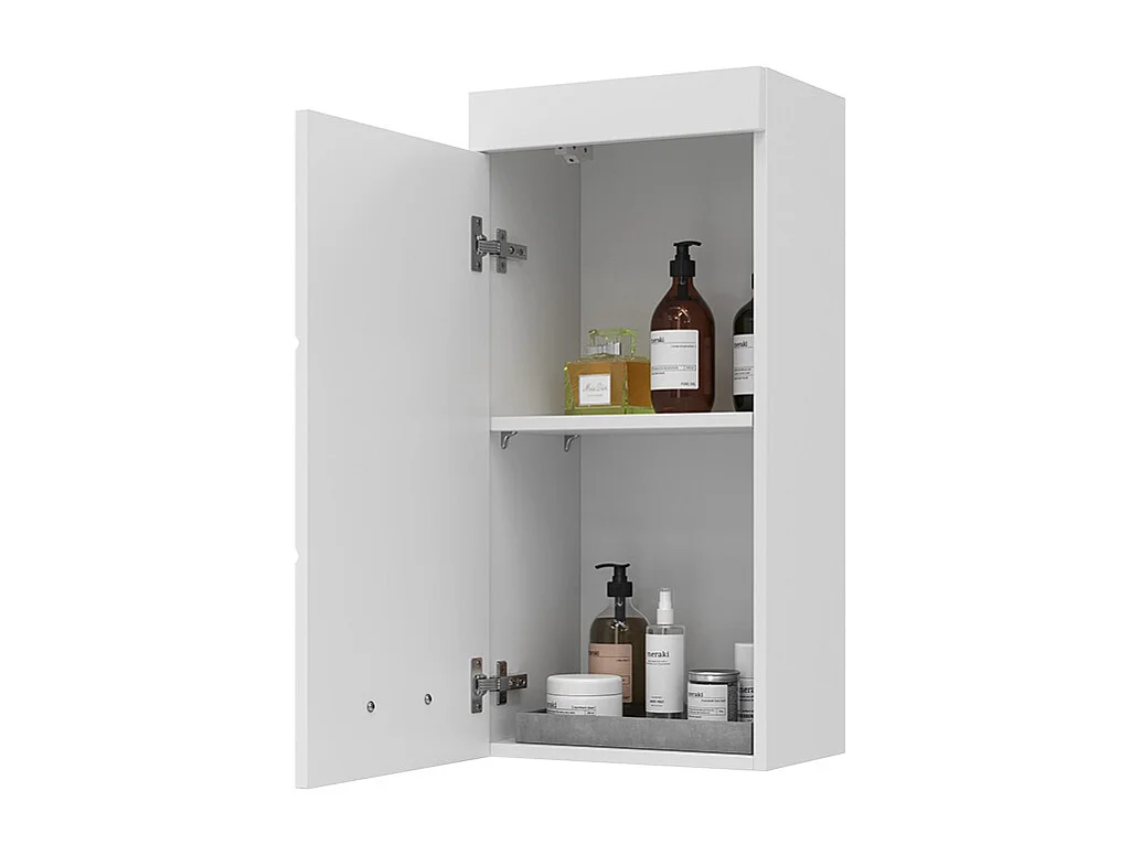 Armario de baño blanco 37x24.6x77 luna