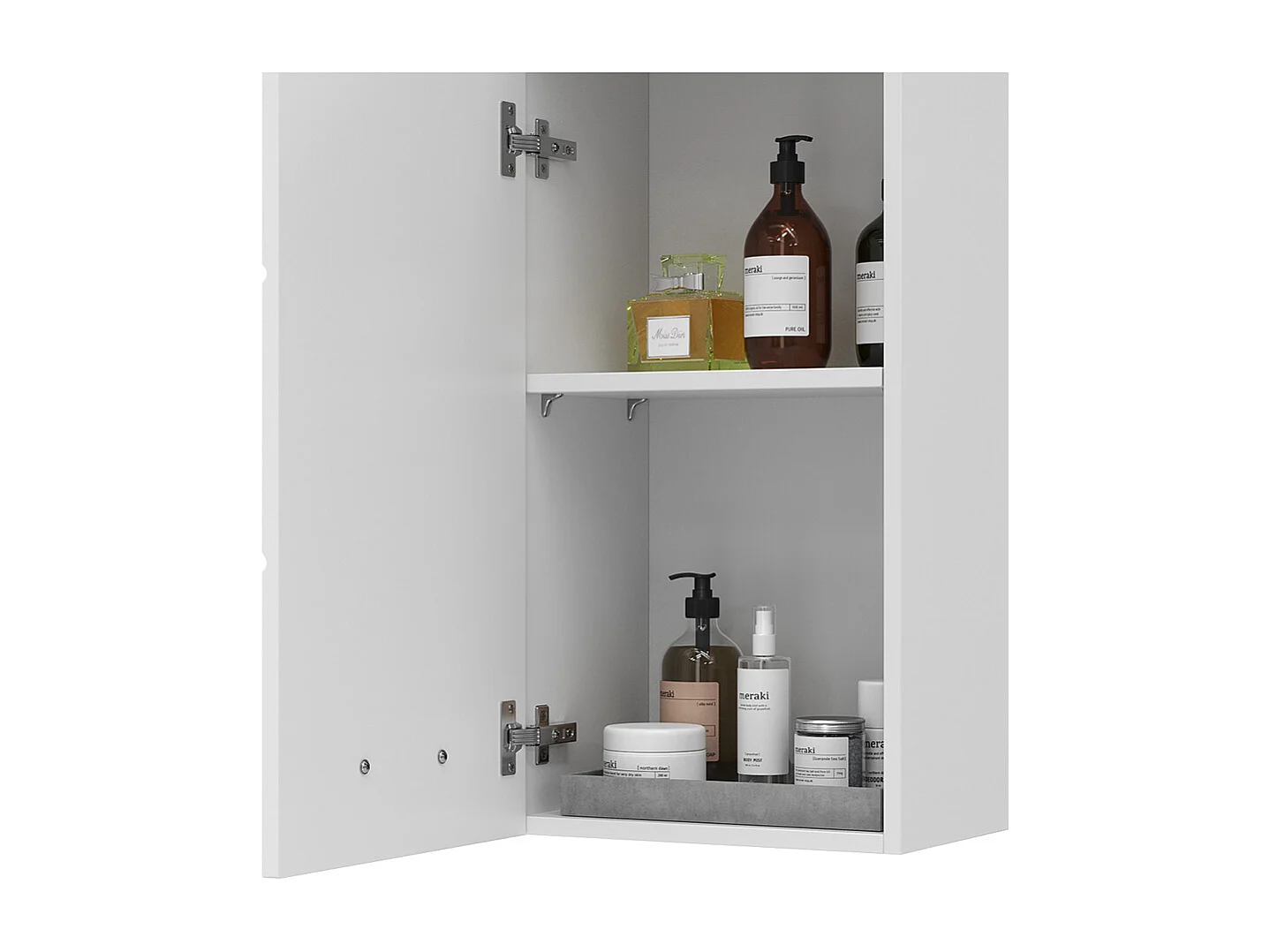 Armoire murale blanc 37x24.6x77 luna