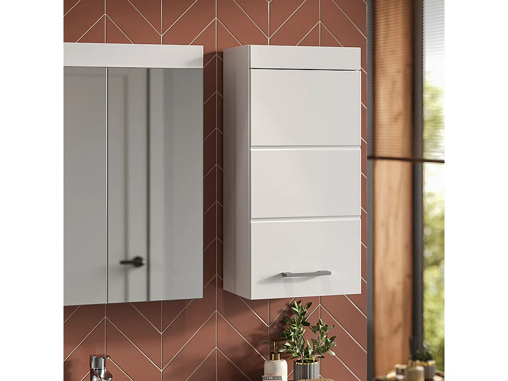 Armoire murale blanc 37x24.6x77 luna