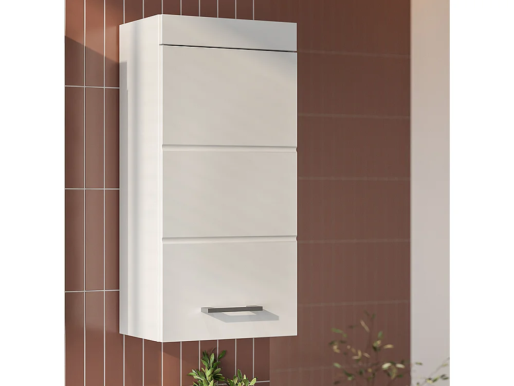 Armoire murale blanc 37x24.6x77 luna