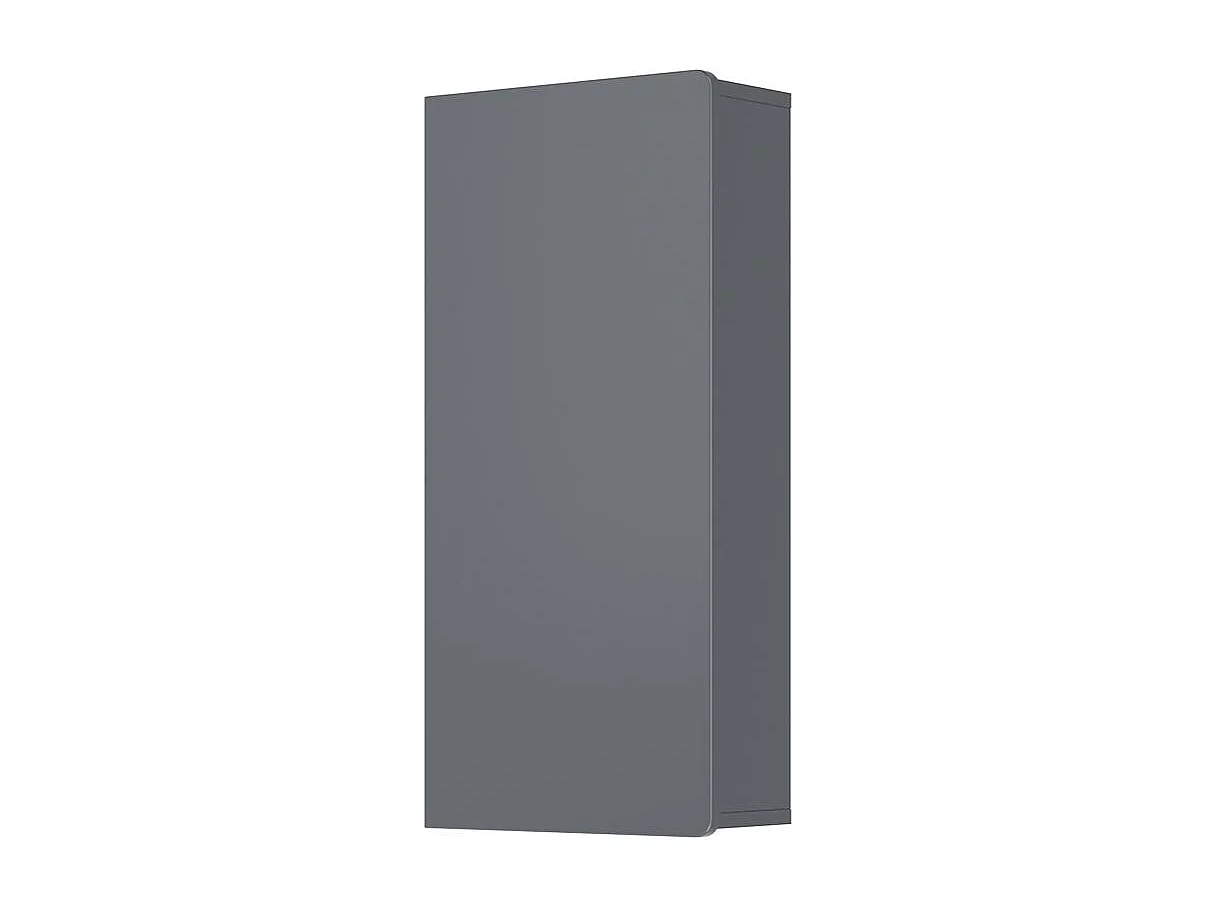 Armoire de salle de bain gris 36.6x15.6x76.6 izan