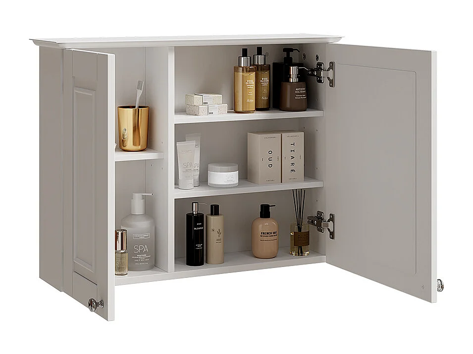 Armoire de toilette blanc 68x16.5x51 vanity