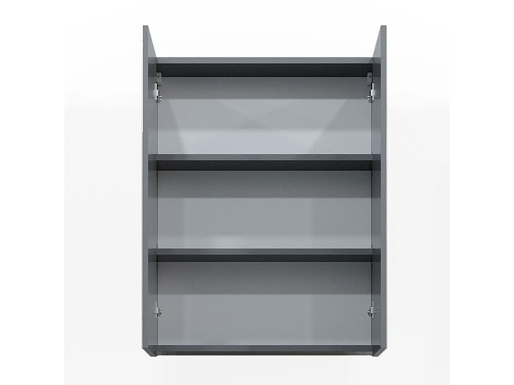 Armoire de toilette anthracite haute brillance 60x17.2x77 fredd