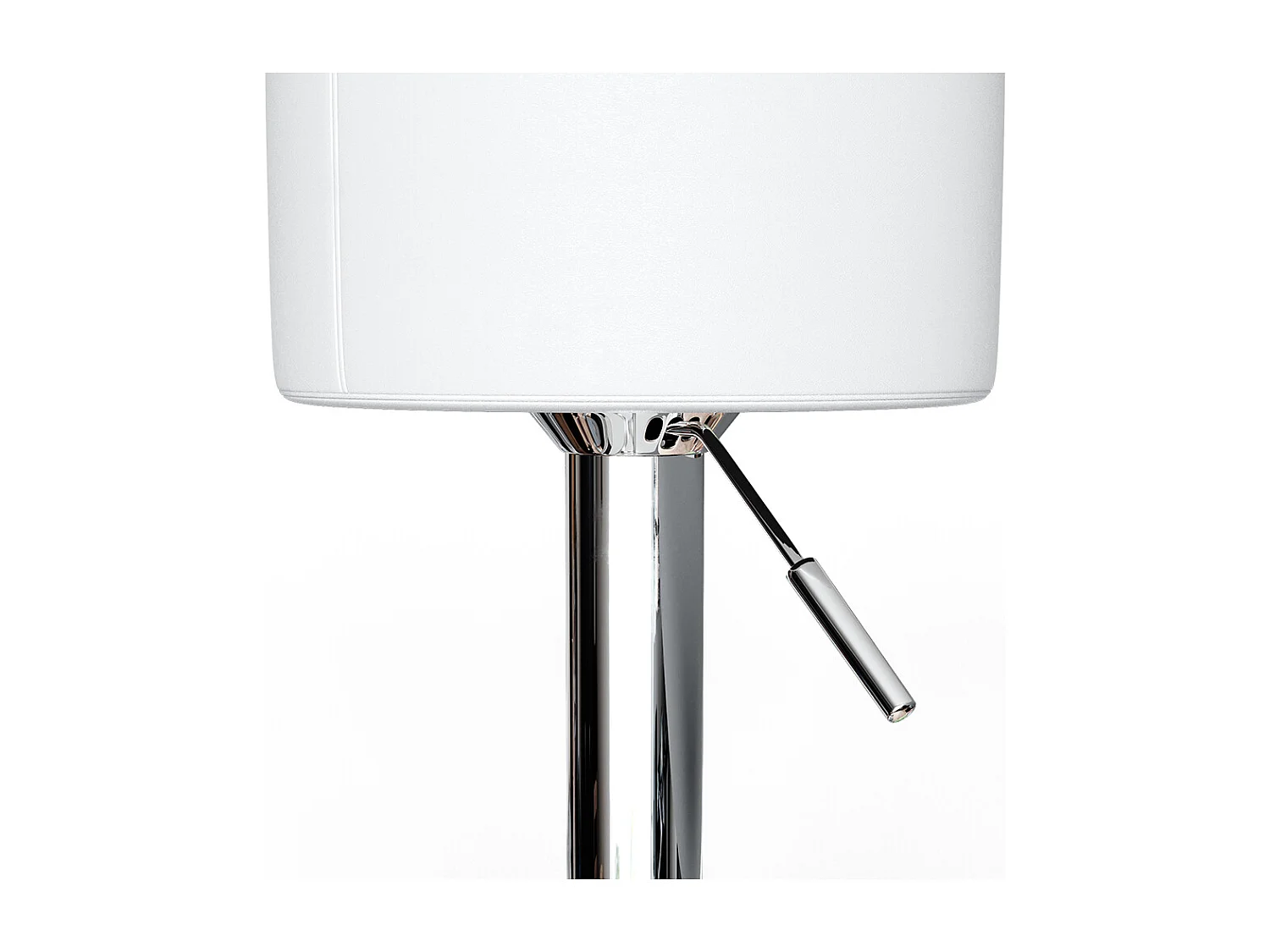 Tabouret de bar blanc 33x33x92