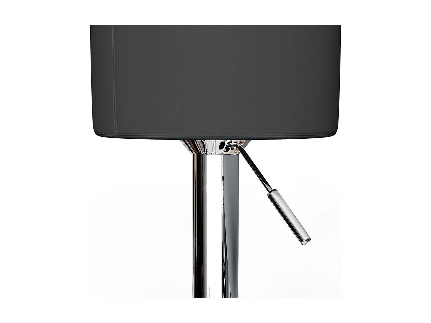 Tabouret de bar noir 33x33x92