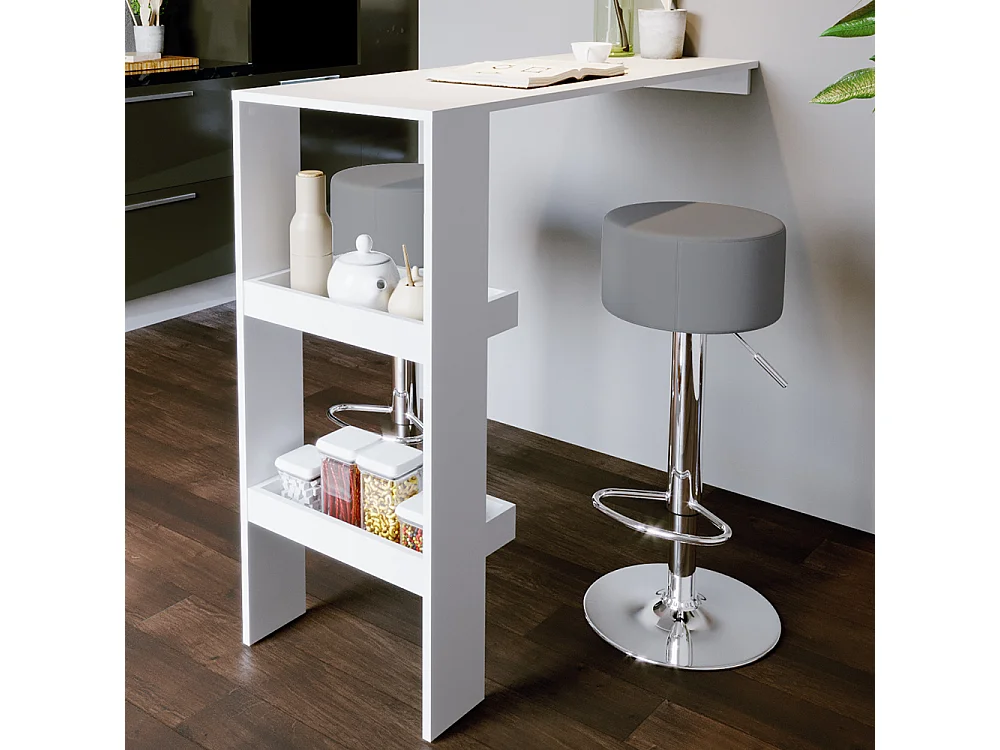 Taburete de bar conjunto de 2 gris 33x33x92