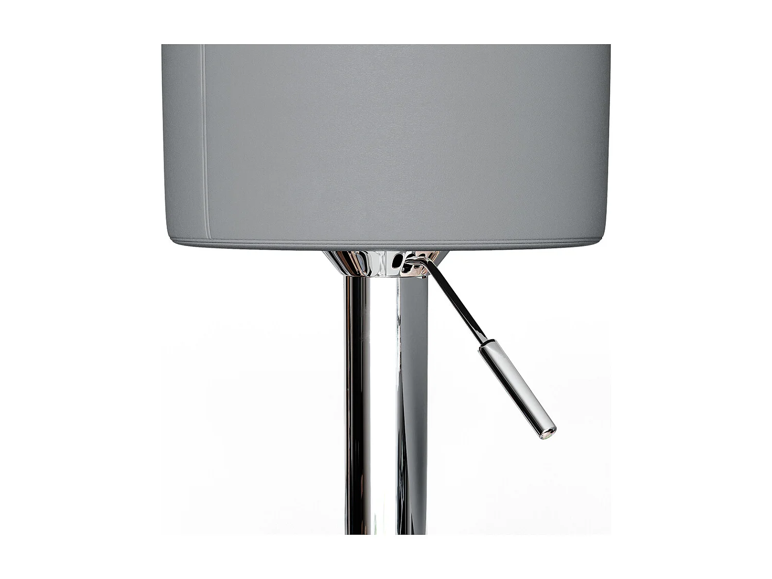 Tabouret de bar gris 33x33x92