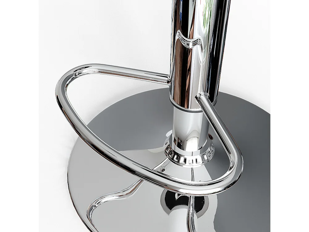 Tabouret de bar gris 33x33x92