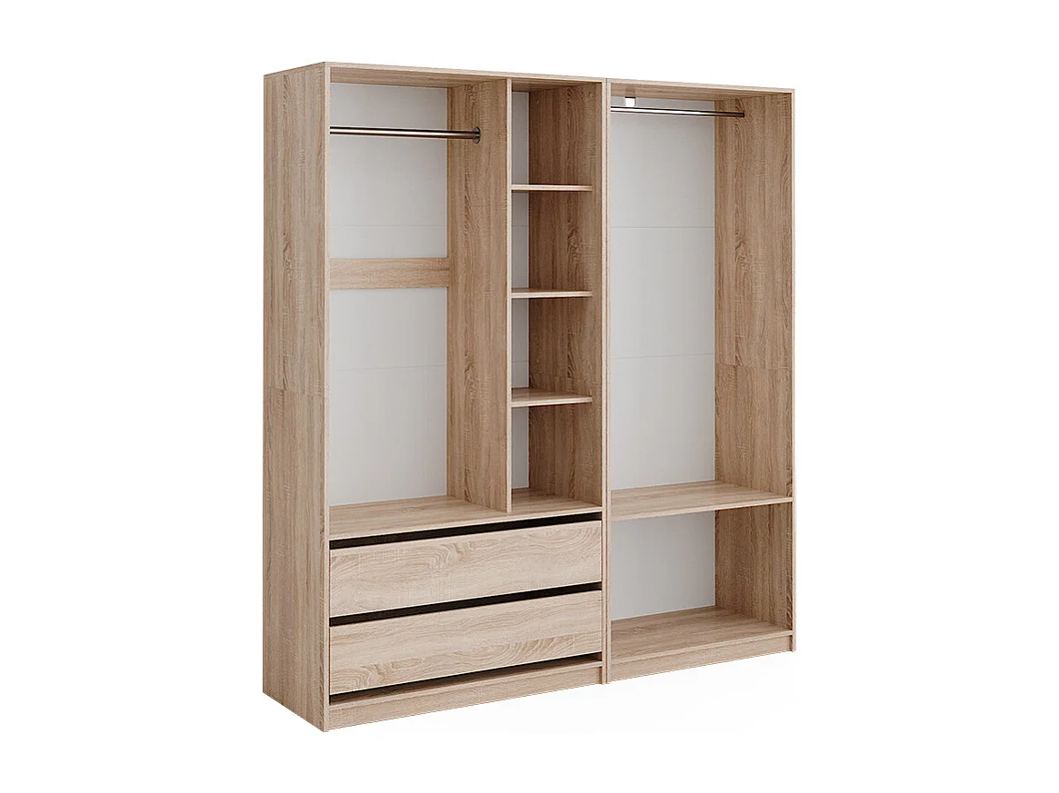 Armoire à vêtements sonoma 100x50x200 elmo