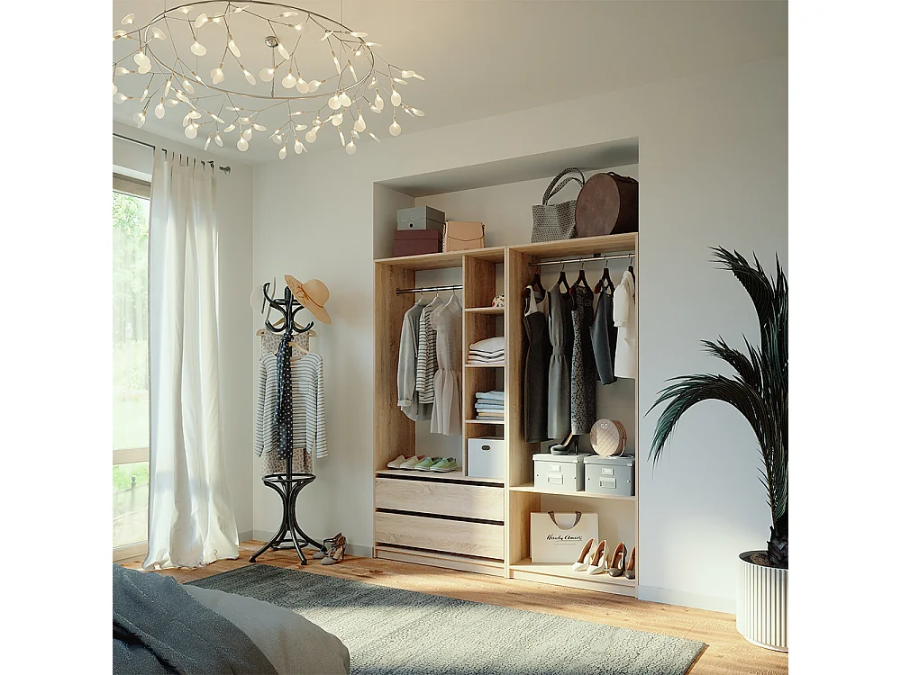 Armoire à vêtements sonoma 180x50x200 elmo