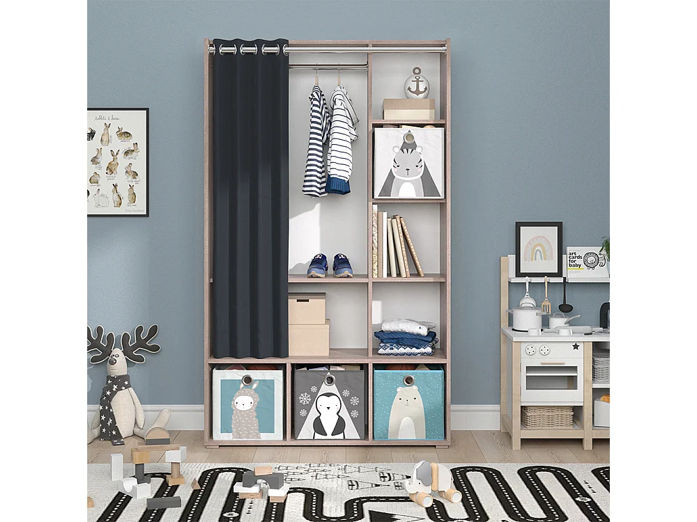 Kinderkleiderschrank sonoma 105.8x38x178.1 luigi