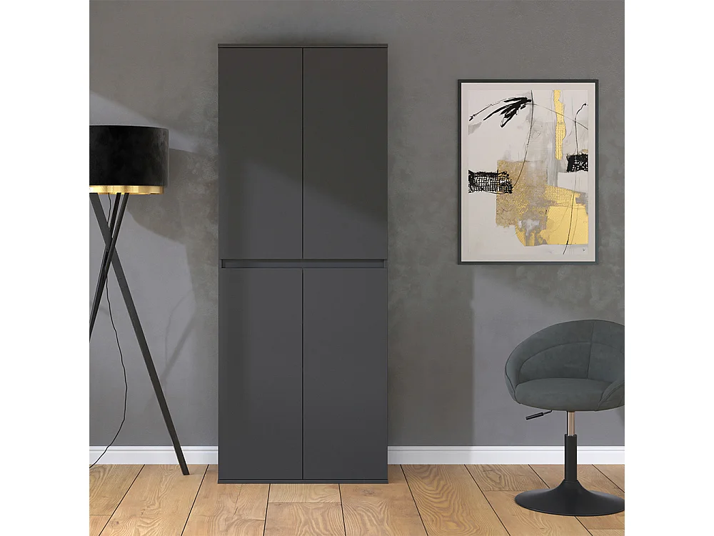 Armario antracita 74x40x191.5 claus