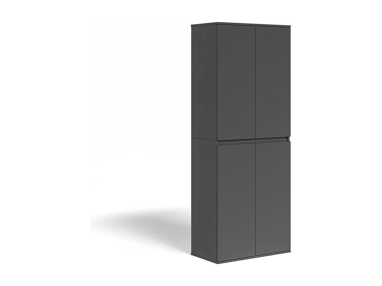 Armoire à vêtements anthracite 74x40x191.5 claus