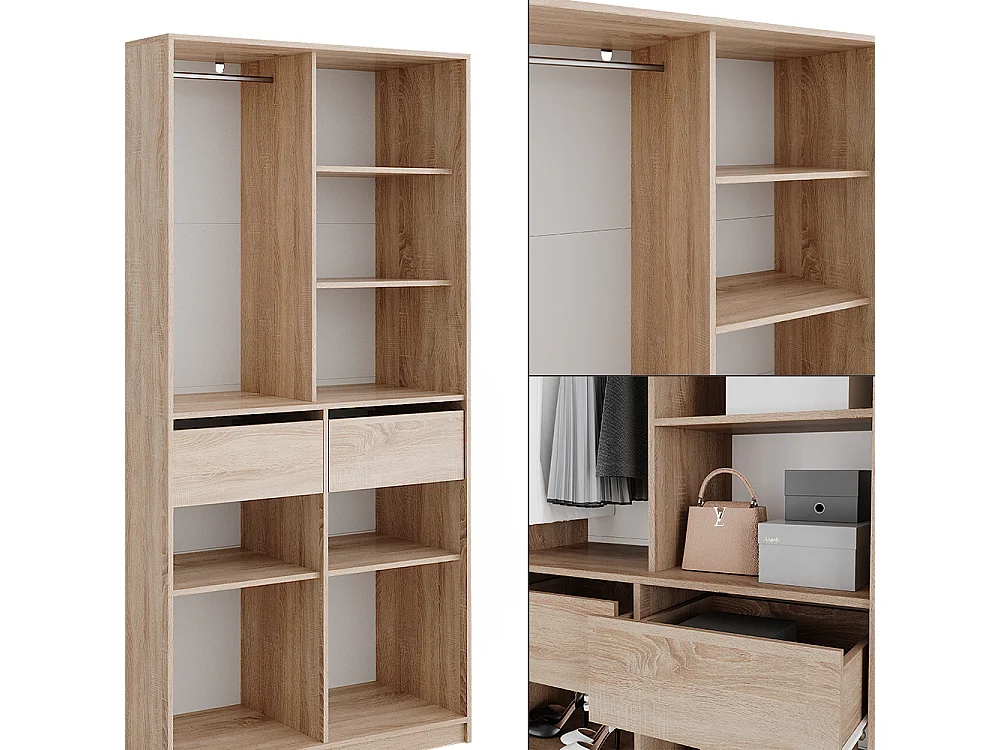 Armario sonoma 100x50x200 elmo