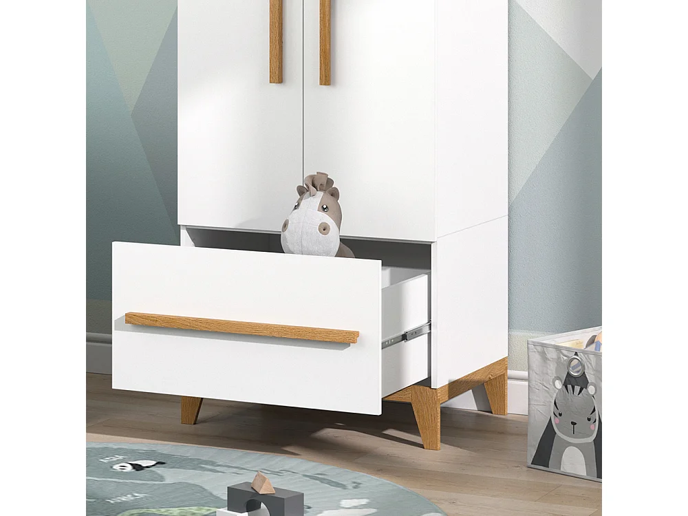Armoire pour enfants blanc 70x53.4x186.8 malia