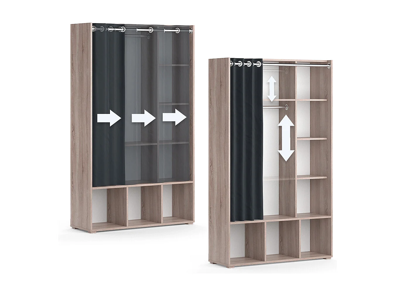 Armoire pour enfants sonoma 105.8x38x178.1 luigi