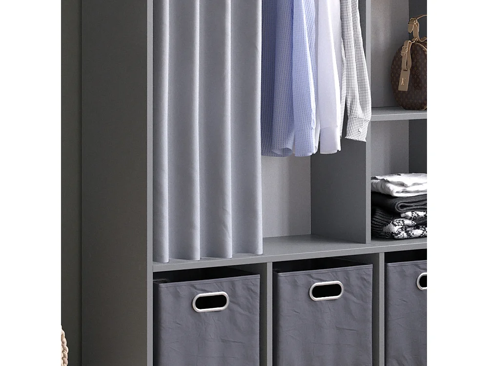 Armoire gris 38x105.8x178.1 luigi