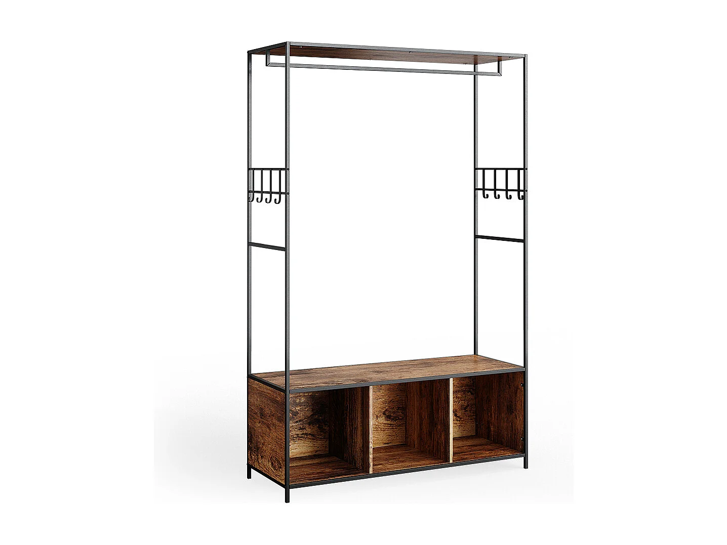 Armoire chêne rustique 119.5x44x189 fyrk