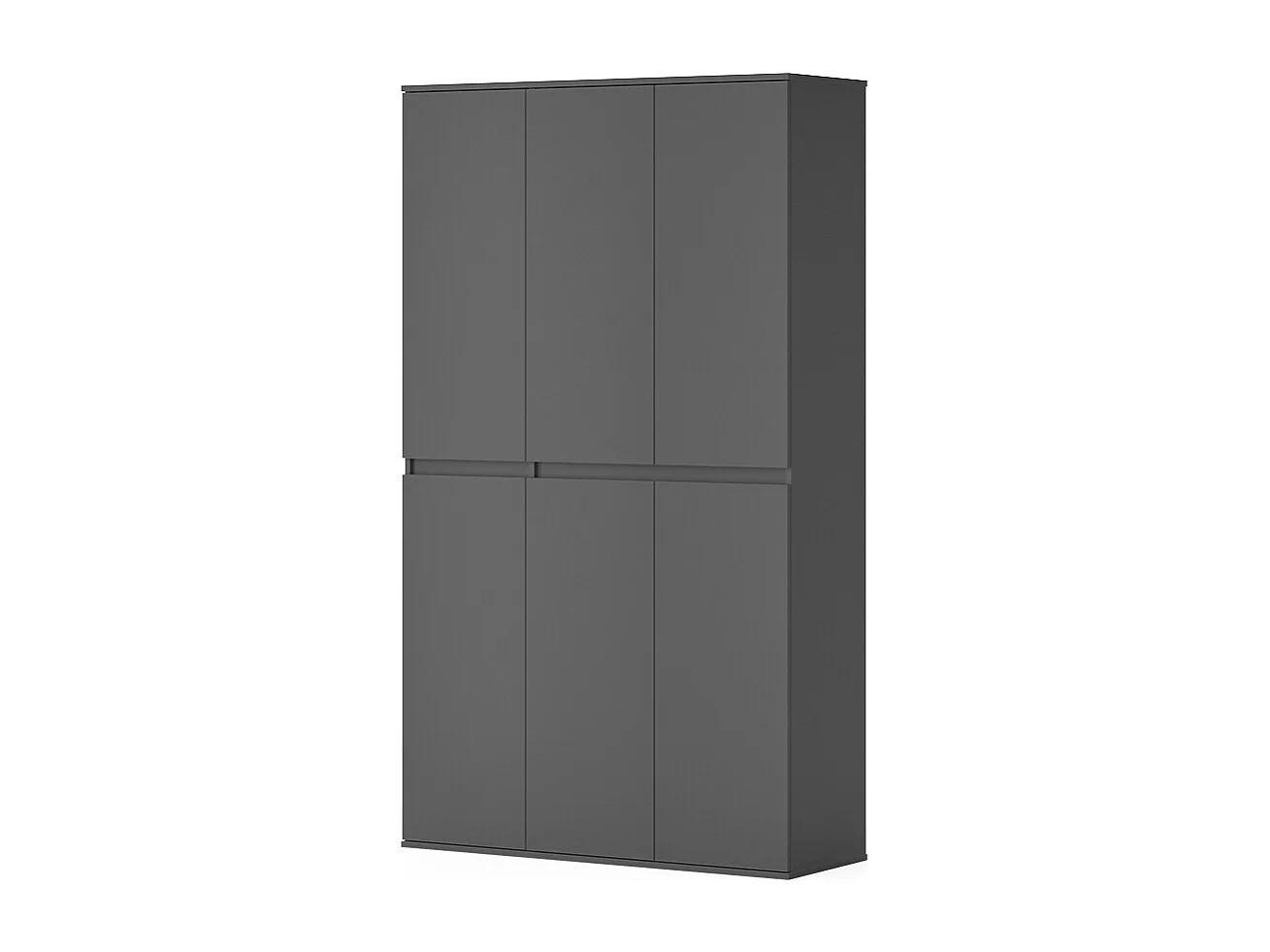 Armoire à vêtements anthracite 111x40x191.5 claus